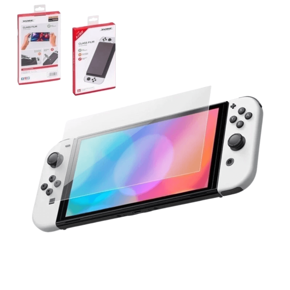 ฟิล์มกระจกนิรภัยกันรอยนิ้วมือ DOBE TNS-1156 สำหรับ NINTENDO SWITCH OLED
